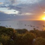 Vue sur mer de la chambre d'hôte l'écume de mer à Groix